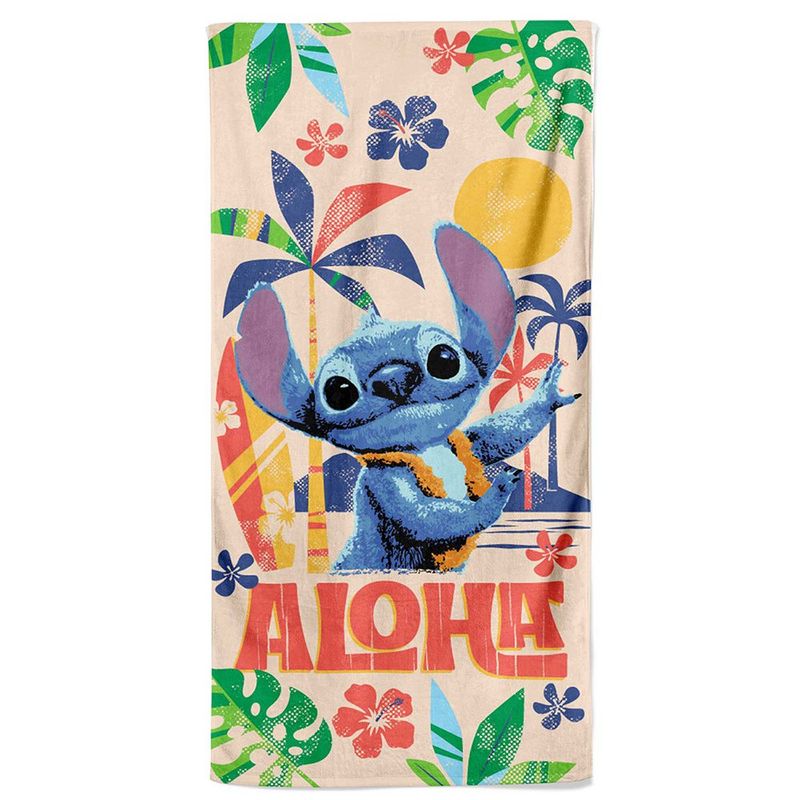 Toalla Infantil Disney Stitch Aloha de 147 x 71 cm