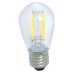 Foco LED Tecnolite Tipo Bombillo Luz Ámbar Base E27 de 1 W