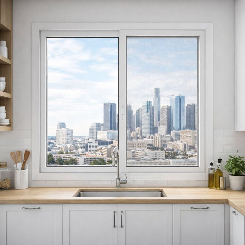 Ventana PVC S80 Corrediza 100 x 120 cm