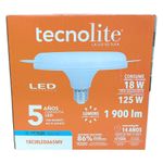 Set de 2 Focos LED Circulares Tecnolite Base E27 de 18 W