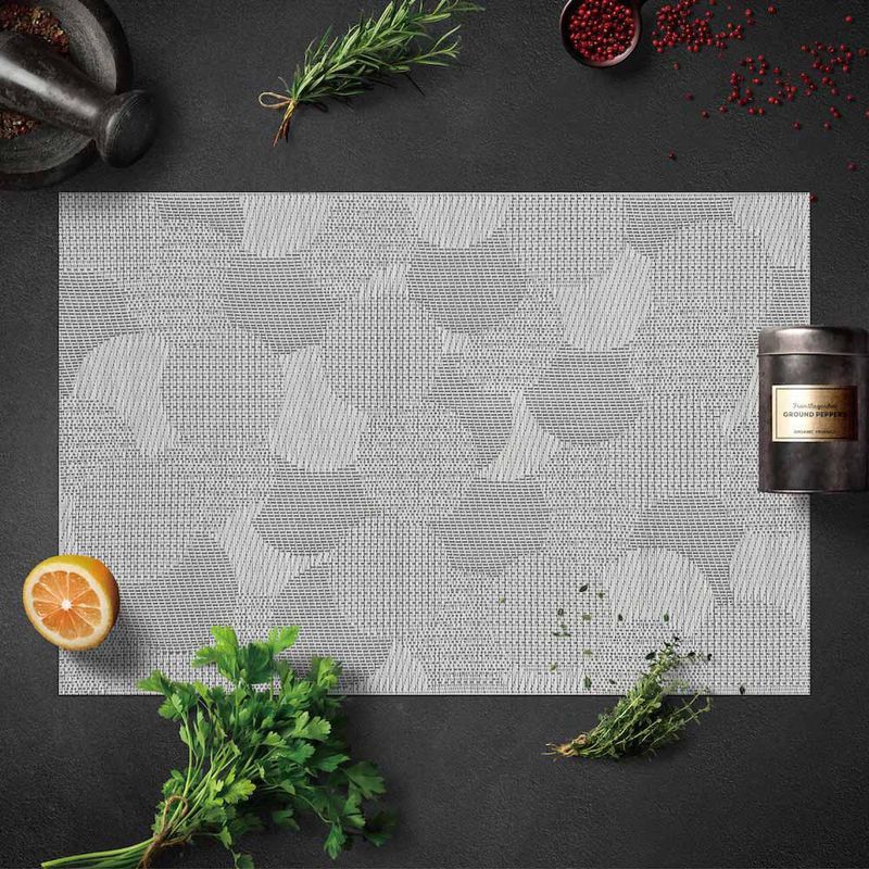 Individual 30 X 45 Cm Gris