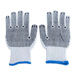 Guantes de Tela Antiderrapante en Palma y Dorso Unitalla