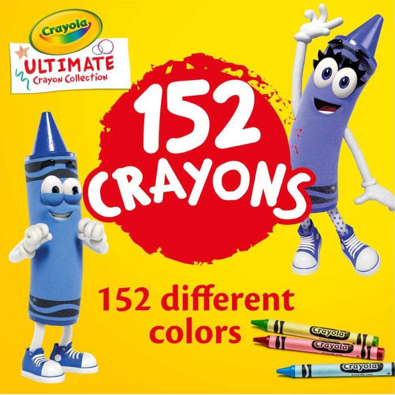 Colección de Crayones Crayola Ultimate con 152 Piezas