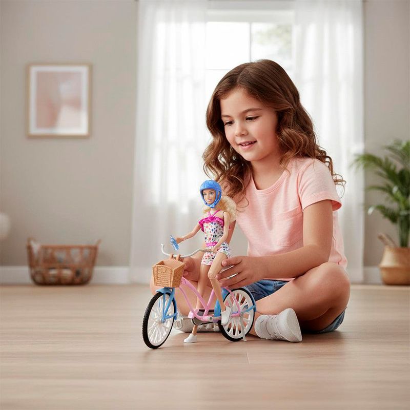 Barbie Paseo En Bicicleta con Accesorios