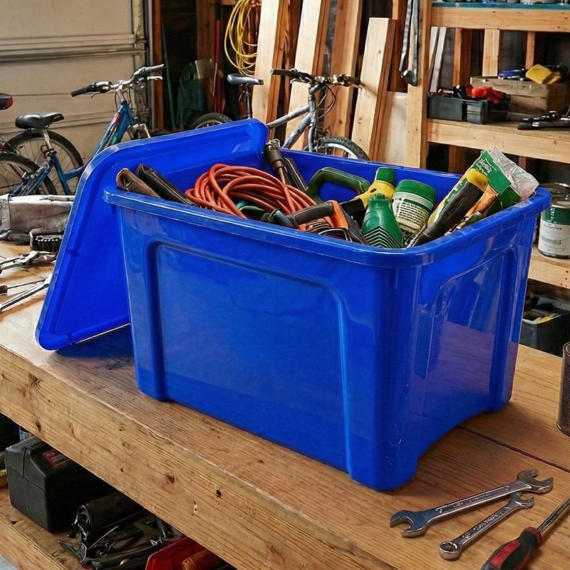 Caja Organizadora Ultra Box de 68 L Color Azul