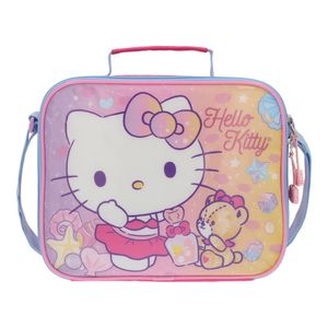 Lonchera Infantil de Hello Kitty con Asa y Correa Ajustable