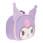 Lonchera Infantil de Kuromi con Orejas de Peluche