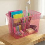 Caja Organizadora con Tapadera de 57 x 38 x 36 cm Colores Surtidos