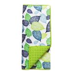 Alfombra para Secar Platos con Diseño de Hojas de 50 x 38 cm