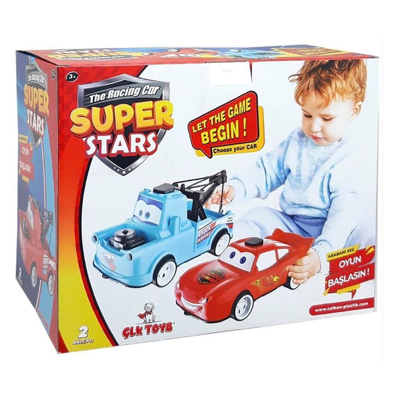 Vehículo Súper Estrella Estilo Cars Diseños Surtidos - Clk Toys