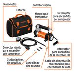 Compresor Portátil de Aire para Auto Con Maletín 12 V