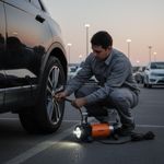 Compresor Portátil de Aire para Auto Con Maletín 12 V