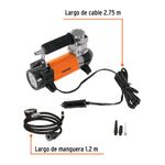 Compresor Portátil de Aire para Auto Con Maletín 12 V