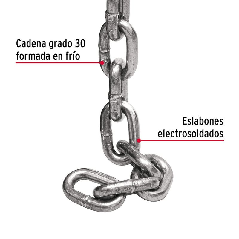 Cadena Pulida de 3/8 Plg, Metro