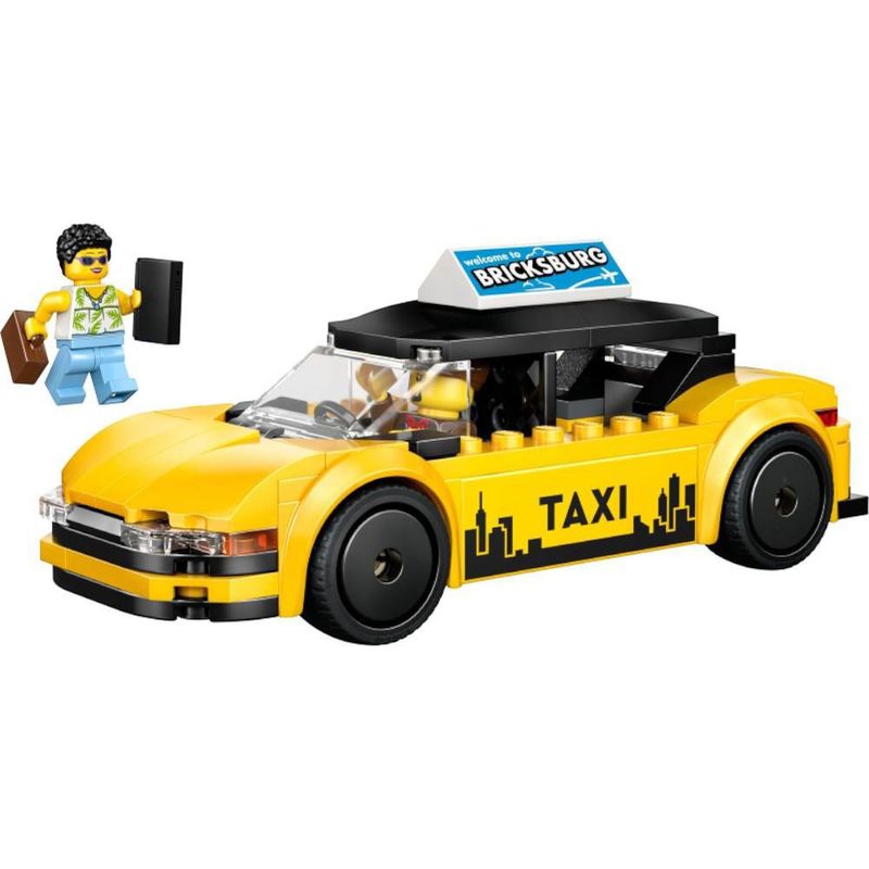 LEGO City Taxi Amarillo de 122 Piezas