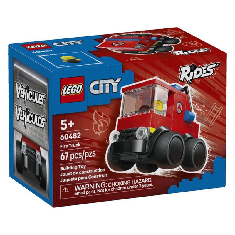 LEGO City Rides Camión de Bomberos de 67 Piezas