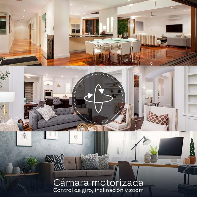 Set de 2 Cámaras Inteligentes Motorizadas Nexxt PTZ para Interior