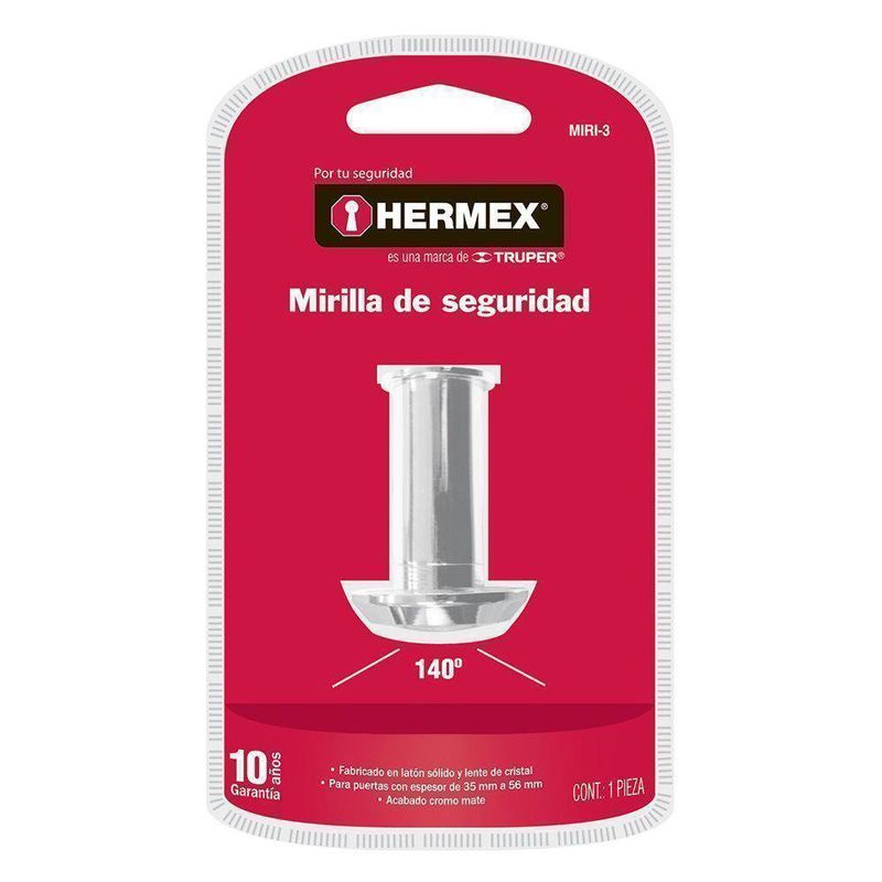 Mirilla de Seguridad Cromo Mate