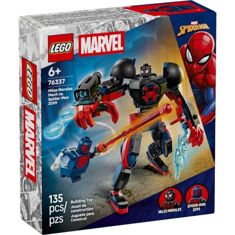 LEGO Marvel Armadura de Miles Morales vs Spider-Man 2099