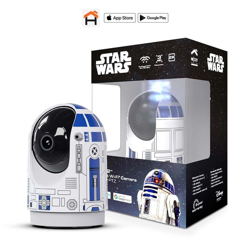 Cámara Inteligente PTZ Wi‑Fi Nexxt Edición Star Wars R2‑D2