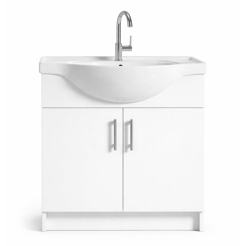 Mueble de Piso para Baño Element de 80 cm Color Blanco