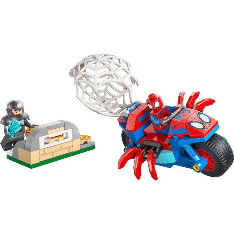 LEGO Marvel Spidey en su Moto vs. Rino