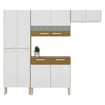 Mueble de Cocina Quartz 201 x 220 x 36 cm Color Blanco