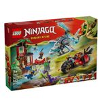 LEGO Ninjago Batalla de Vehículos Ninja Junto a la Casa del Árbol