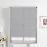 Cortina Enrollable Sheer Gris 180 x 240 cm