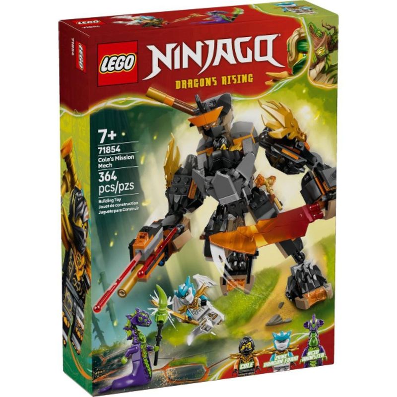 LEGO Ninjago Robot de Combate Misión de Cole con Zane Dragón
