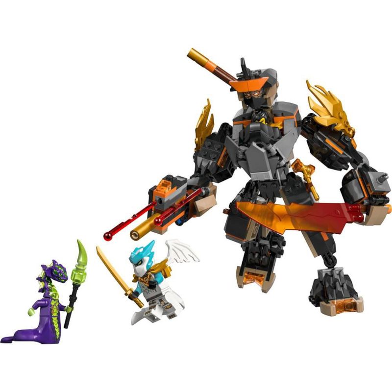 LEGO Ninjago Robot de Combate Misión de Cole con Zane Dragón