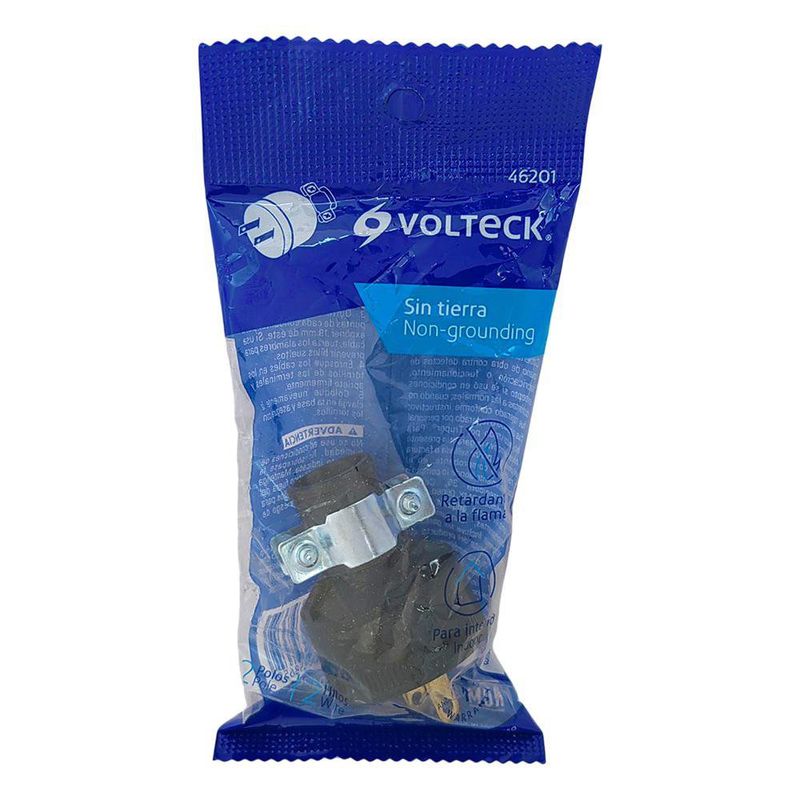 Espiga Tipo A de 125 V y 15 A 46201