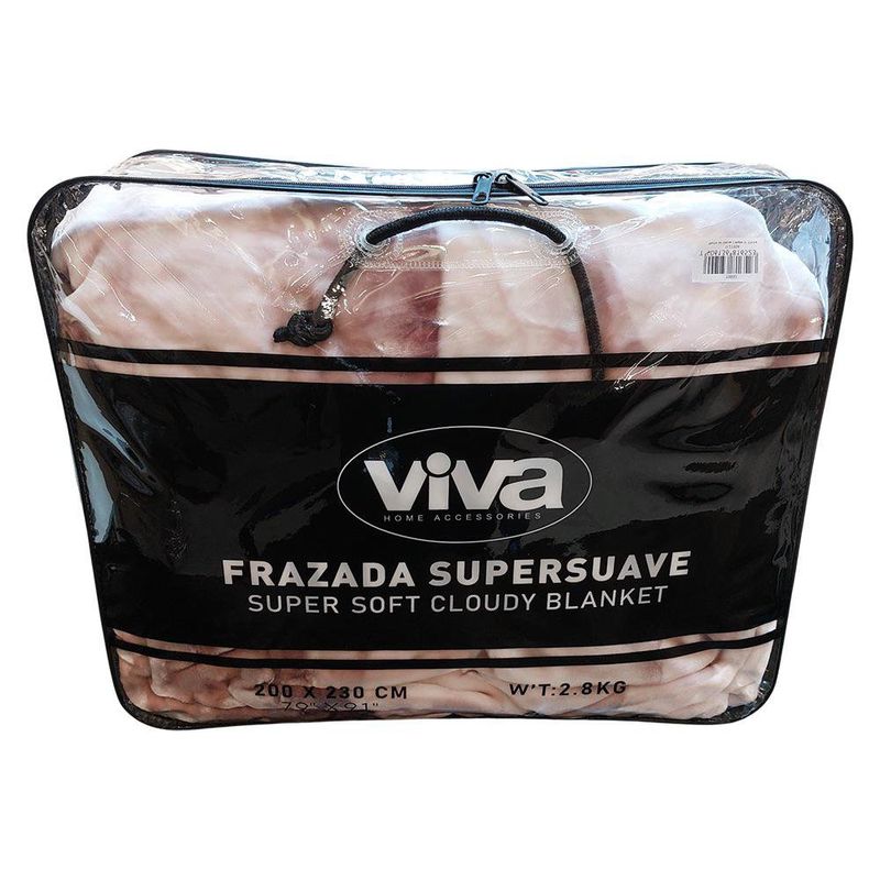 Frazada Super Suave de 200 x 230 cm Color Taupe