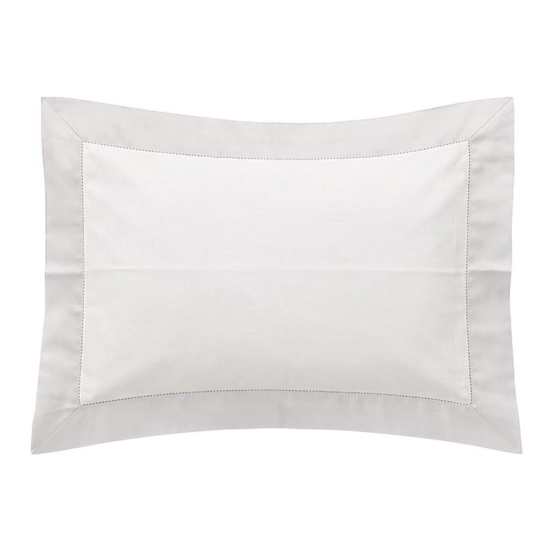 Funda Landon para Cojín de 31 x 41 cm con Borde Gris