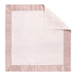 Funda Landon para Cojín Euro de 66 x 66 cm con Borde Rosado