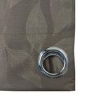 Cortina Jacquard con Argollas de 137 x 228 cm Color Café