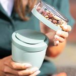 Lunchpot Ellipse Mini con 2 Compartimentos Color Salvia Nórdica