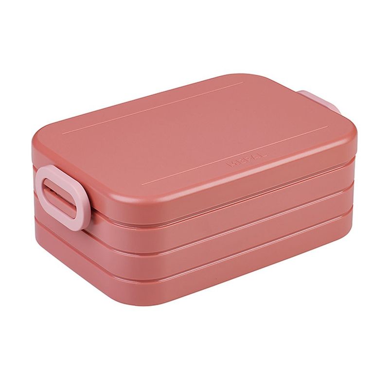 Lonchera Bento Desmontable Midi con 2 Compartimentos Color Rosa Nórdico
