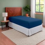 Sabana Cobertor Manhattan Tamaño Imperial Color Azul