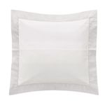 Funda Landon para Cojín Euro de 66 x 66 cm con Borde Gris