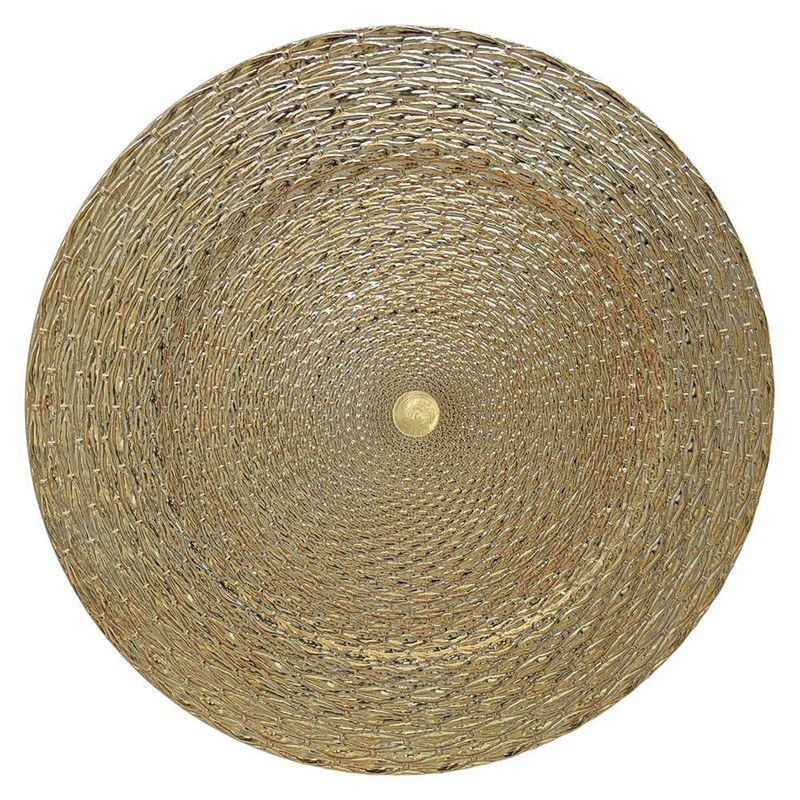 Plato Base de 33 x 33 cm Color Dorado