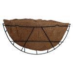 Maceta de Pared de 16 plg con Forro de Fibra de Coco