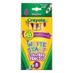 Set de 8 Crayones Crayola Write Start de Cuerpo Grueso