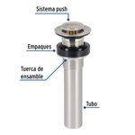 Contra para Lavabo sin Rebosadero