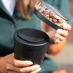 Lunchpot Ellipse con 2 Compartimentos Color Negro Nórdico