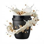 Lunchpot Ellipse con 2 Compartimentos Color Negro Nórdico