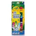 Set de 16 Marcadores Lavables Crayola Pip Squeaks Skinnies Multicolor