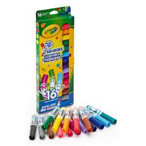 Set de 16 Marcadores Lavables Crayola Pip Squeaks Skinnies Multicolor