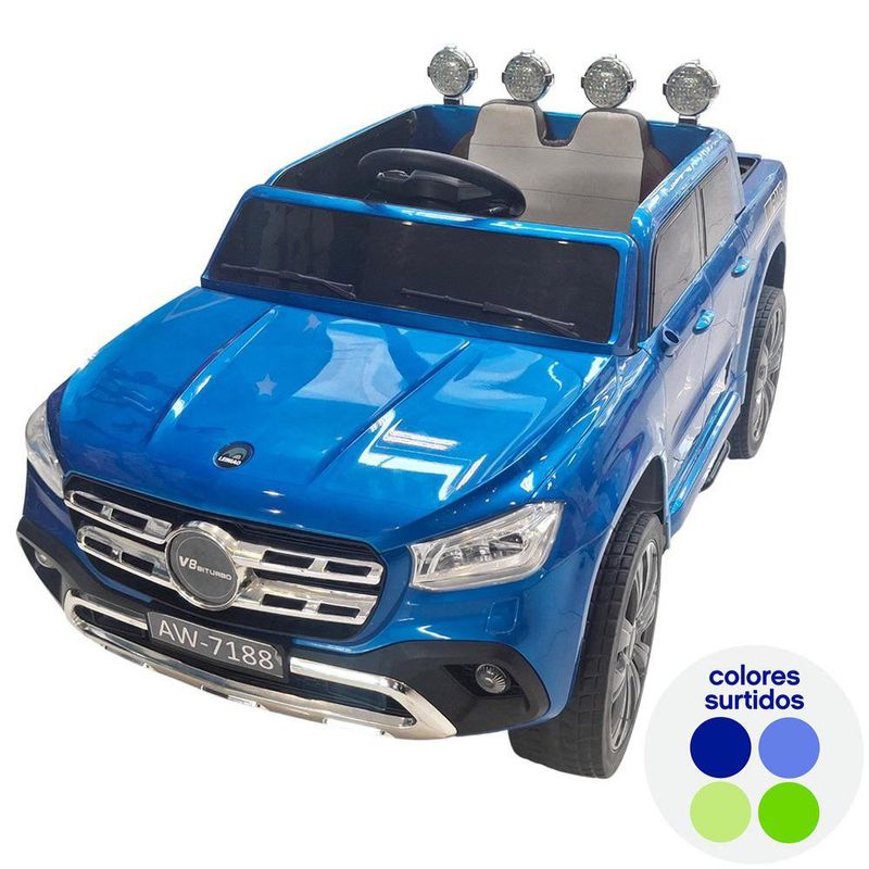 Camioneta Eléctrica Grande con Luces y Sonido Colores Surtidos