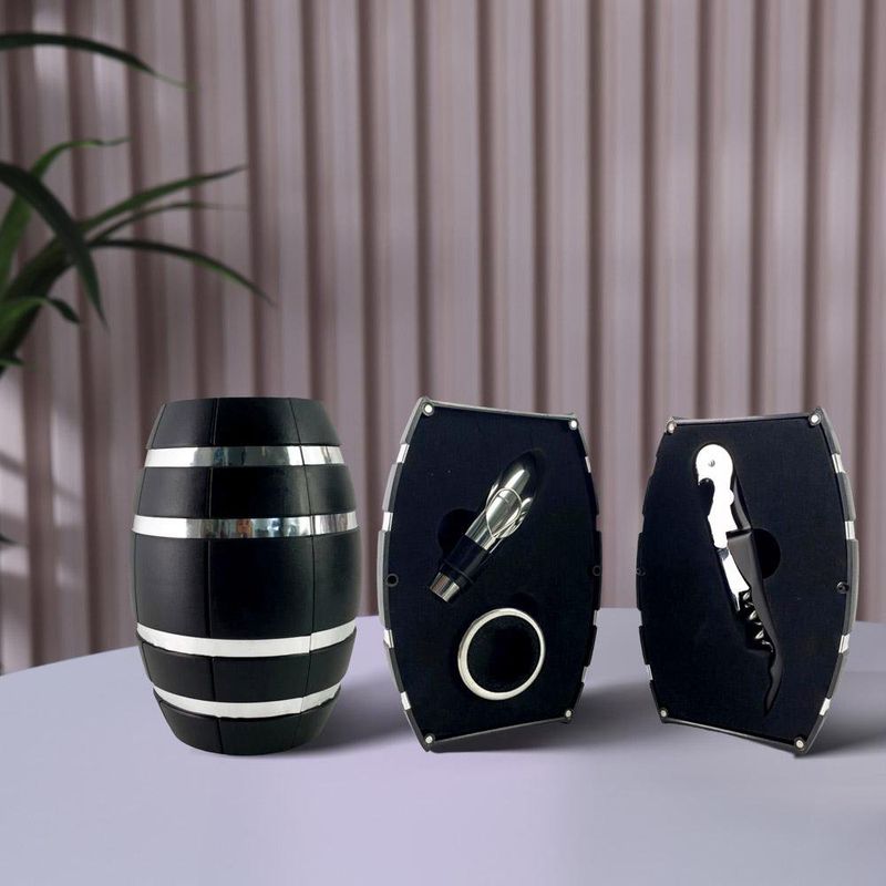 Set de 3 Accesorios para Vino 10x10x14 Cm